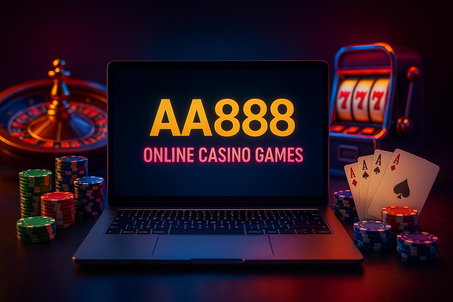 Jogos de cassino online inovadores e emocionantes na AA888