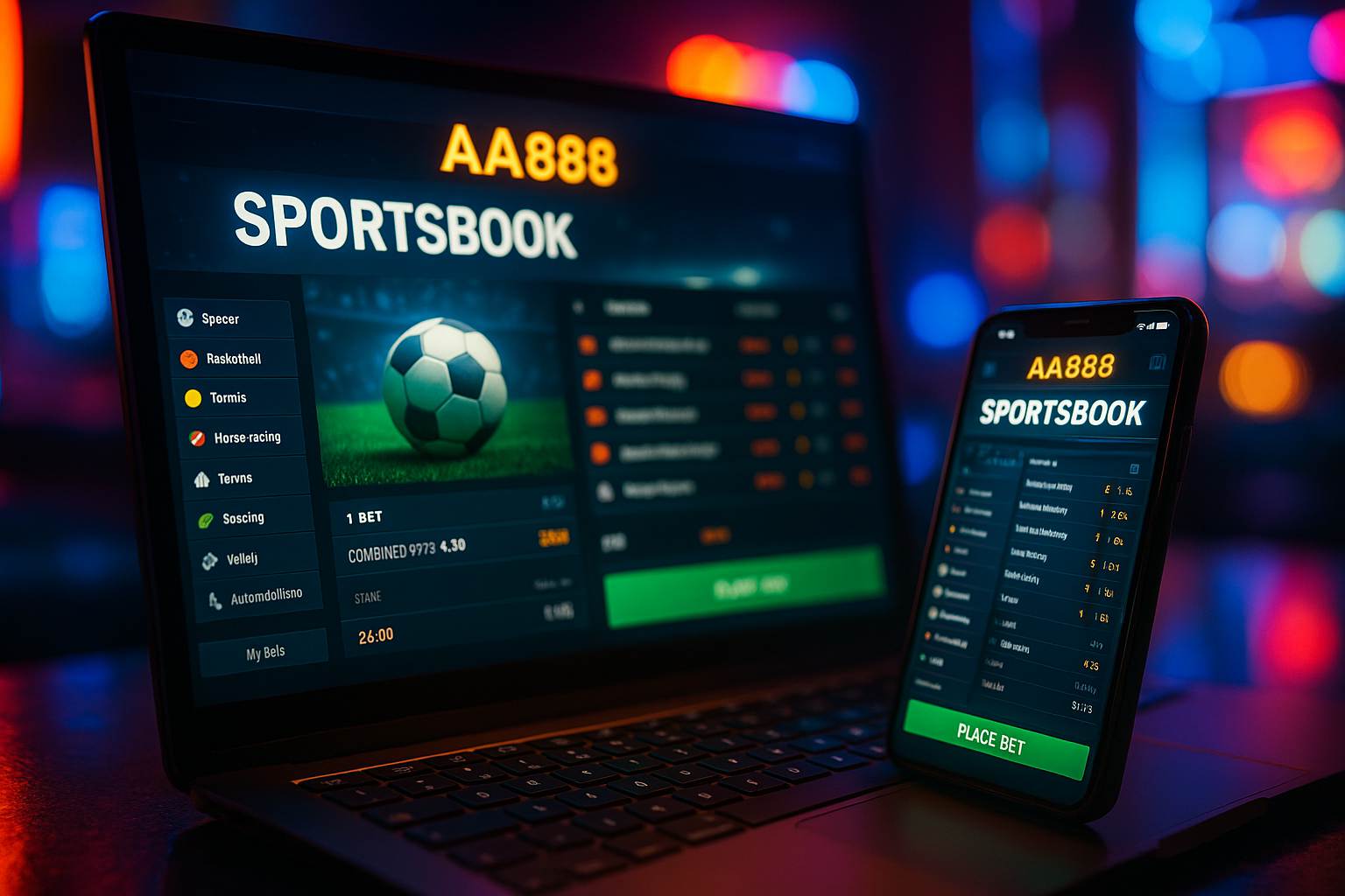 Aposte em apostas esportivas no cassino online AA888