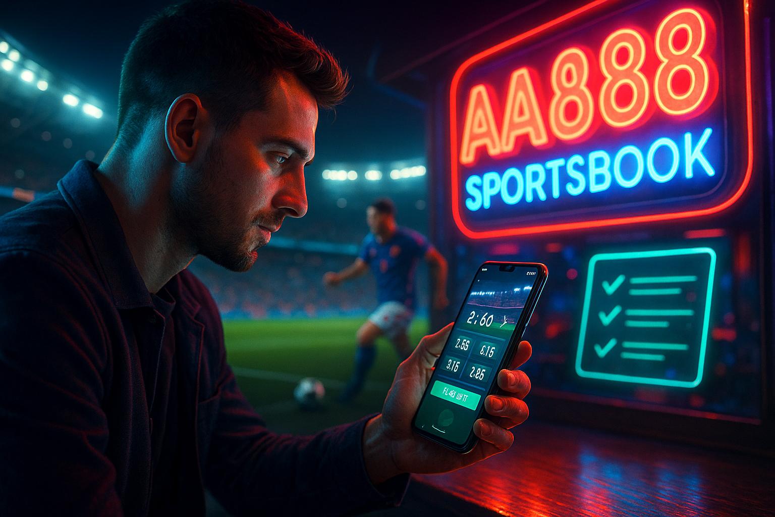 Apostas esportivas no cassino online AA888
