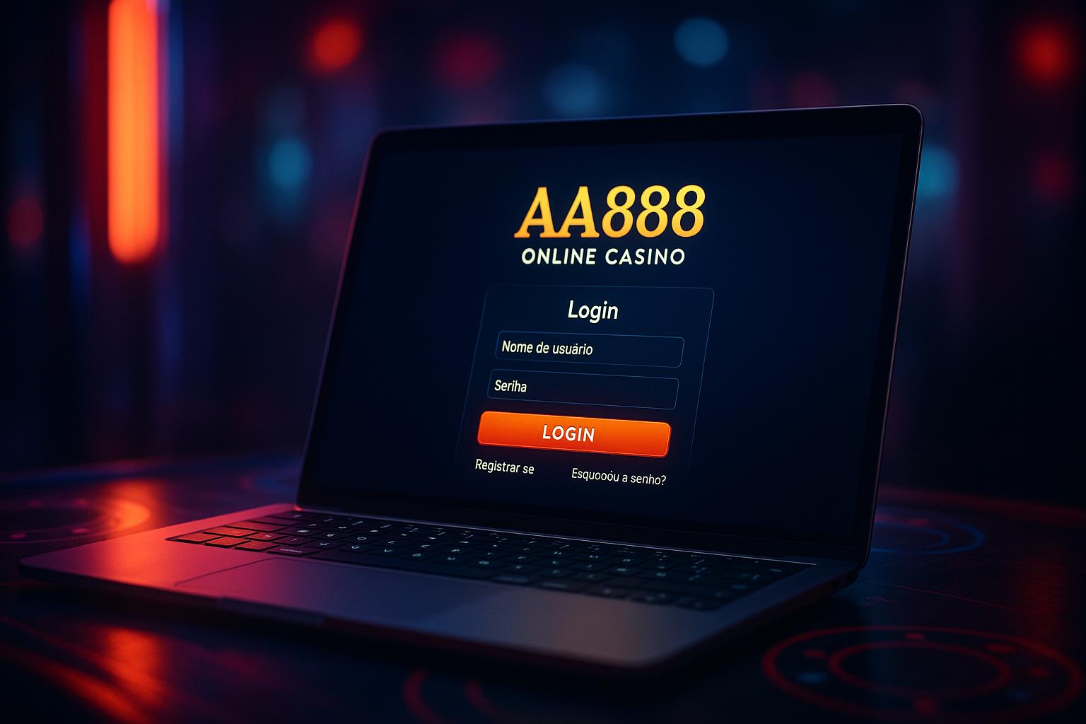 Login no Cassino AA888